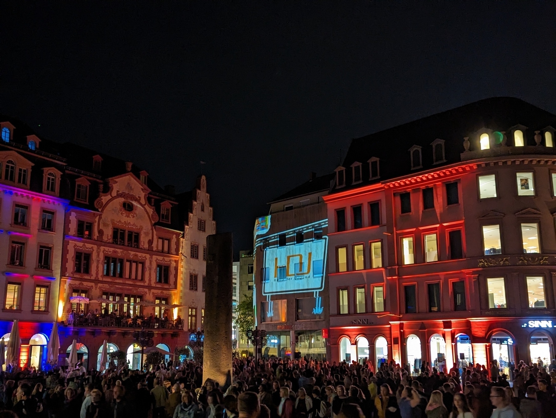 Mainz leuchtet, Marktplatz