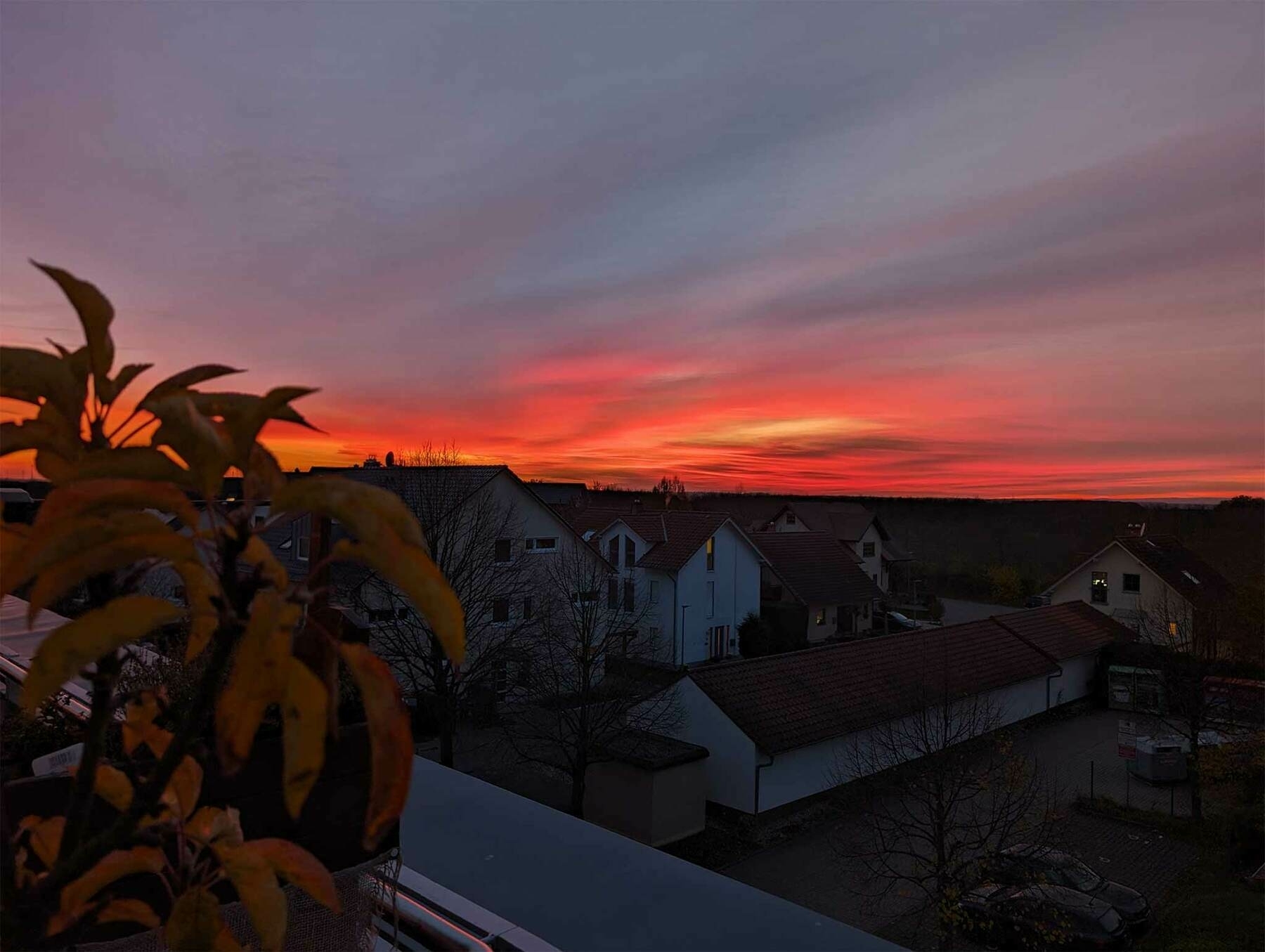 Sonnenuntergang in Zornheim