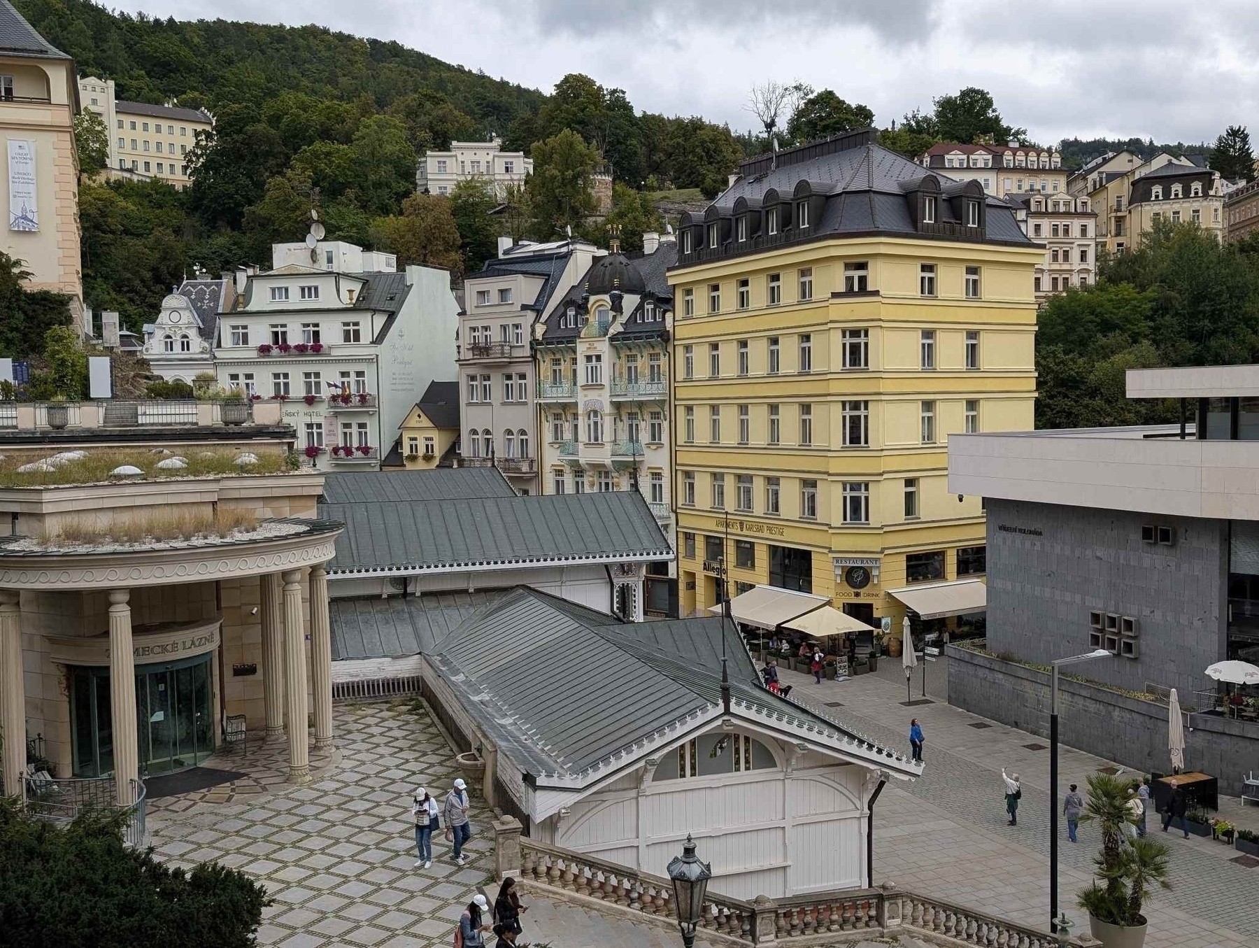 Kurkolonnaden in Karlsbad