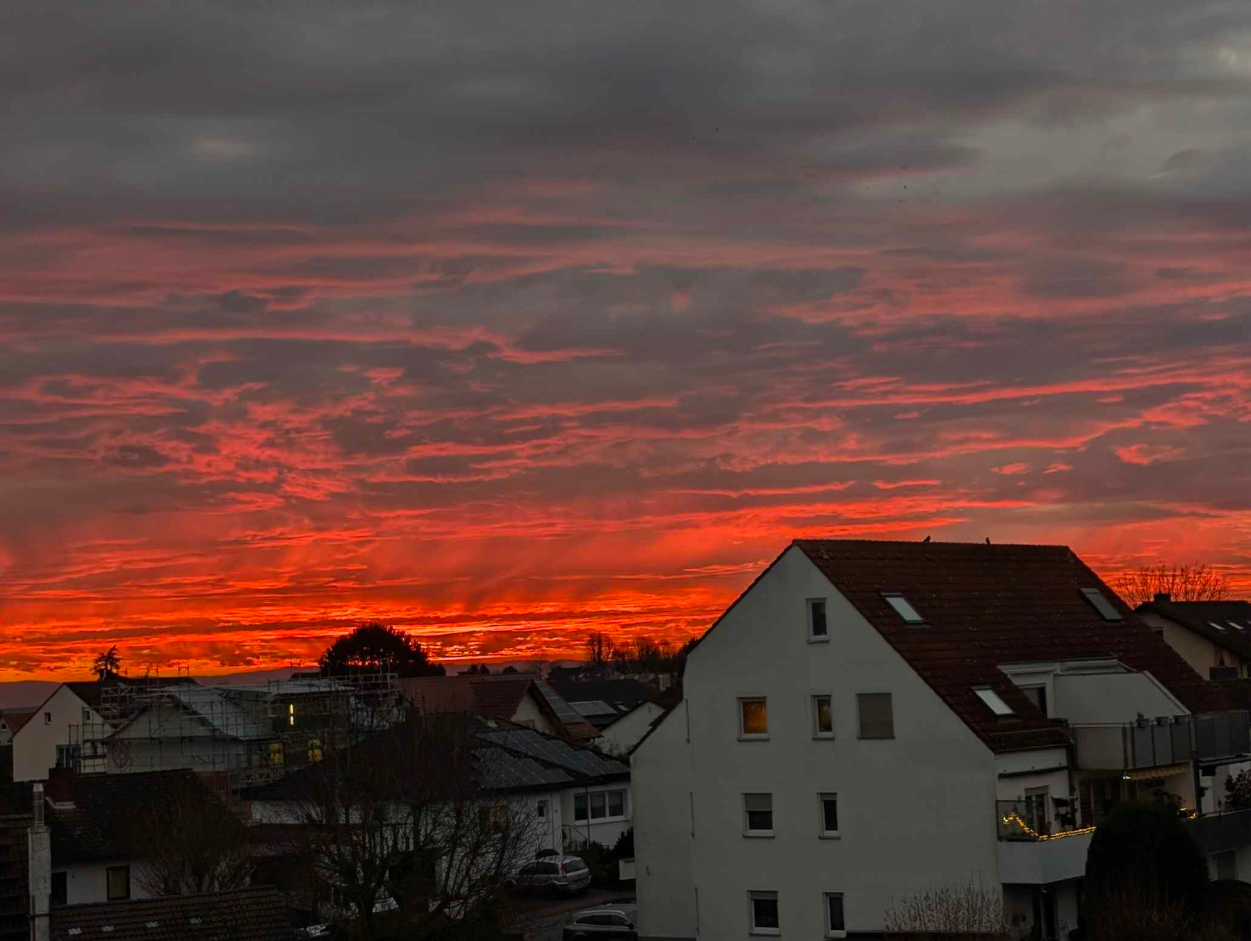 Sonnenaufgang in Rheinhessen