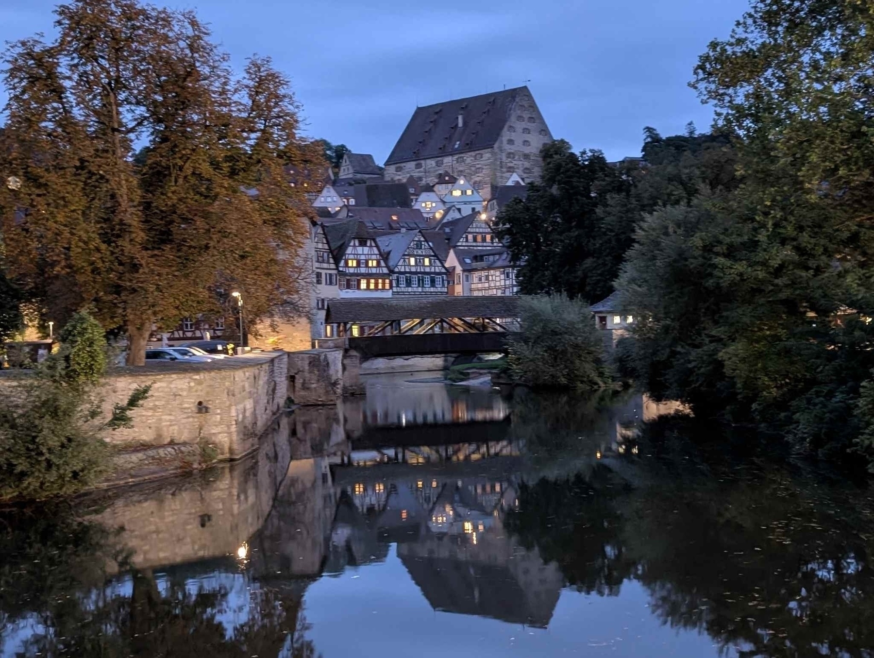 Schwäbisch Hall am Abend