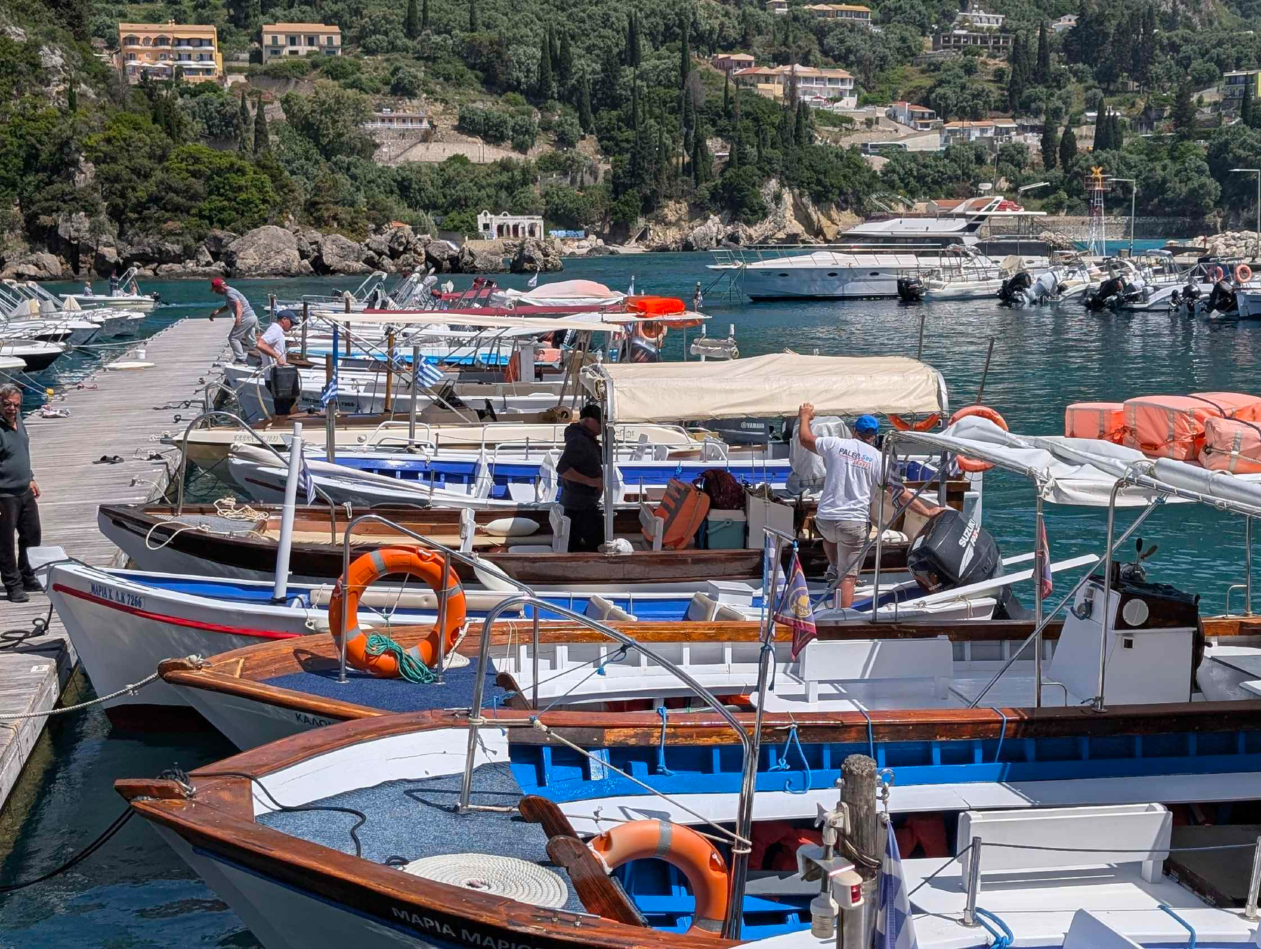 Hafen Paleokastritsa