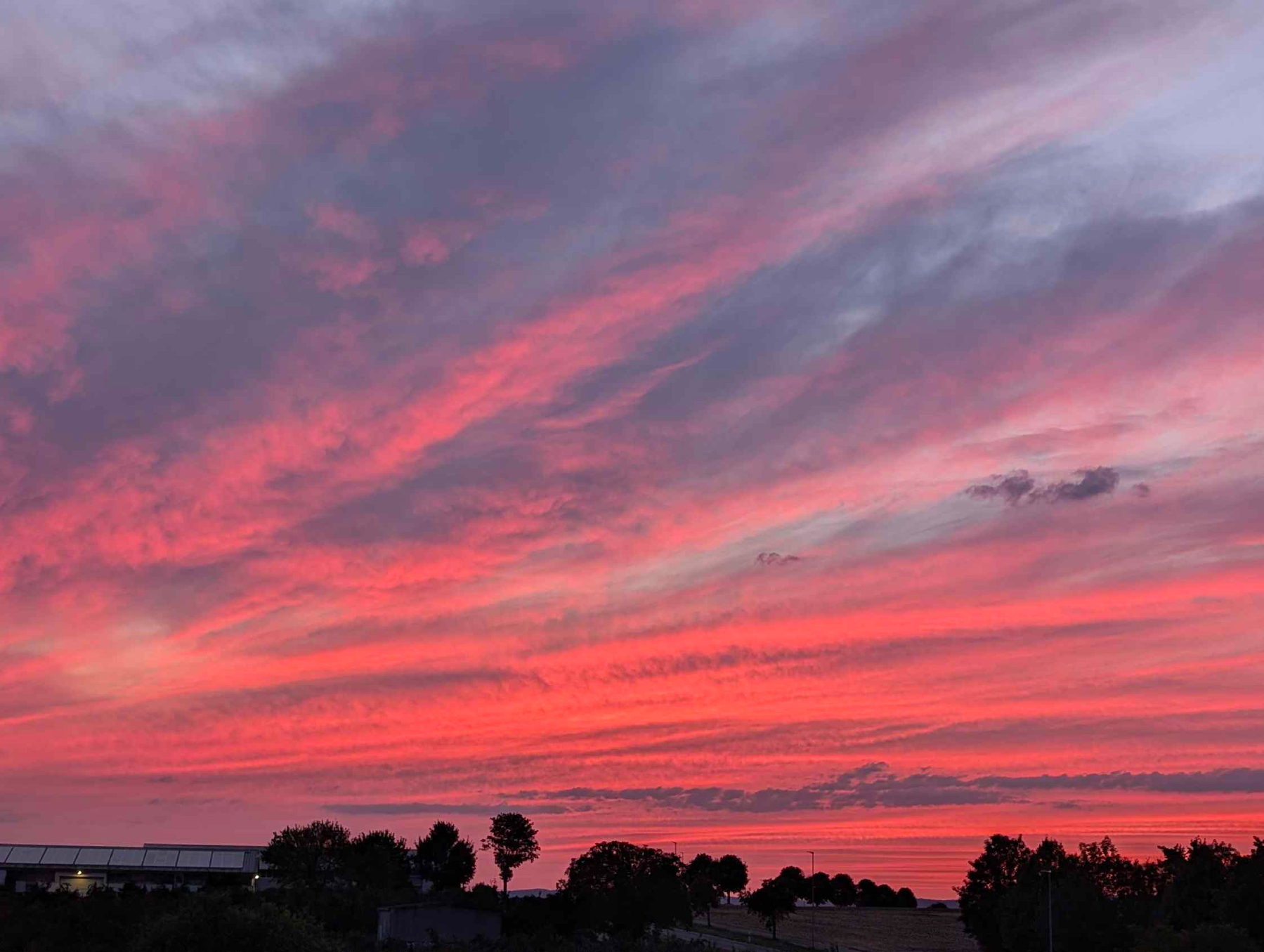 Sonnenuntergang in Rheinhessen 