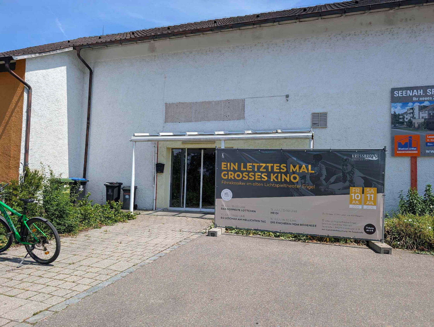 Altes Lichtspielhaus in Kressbronn 