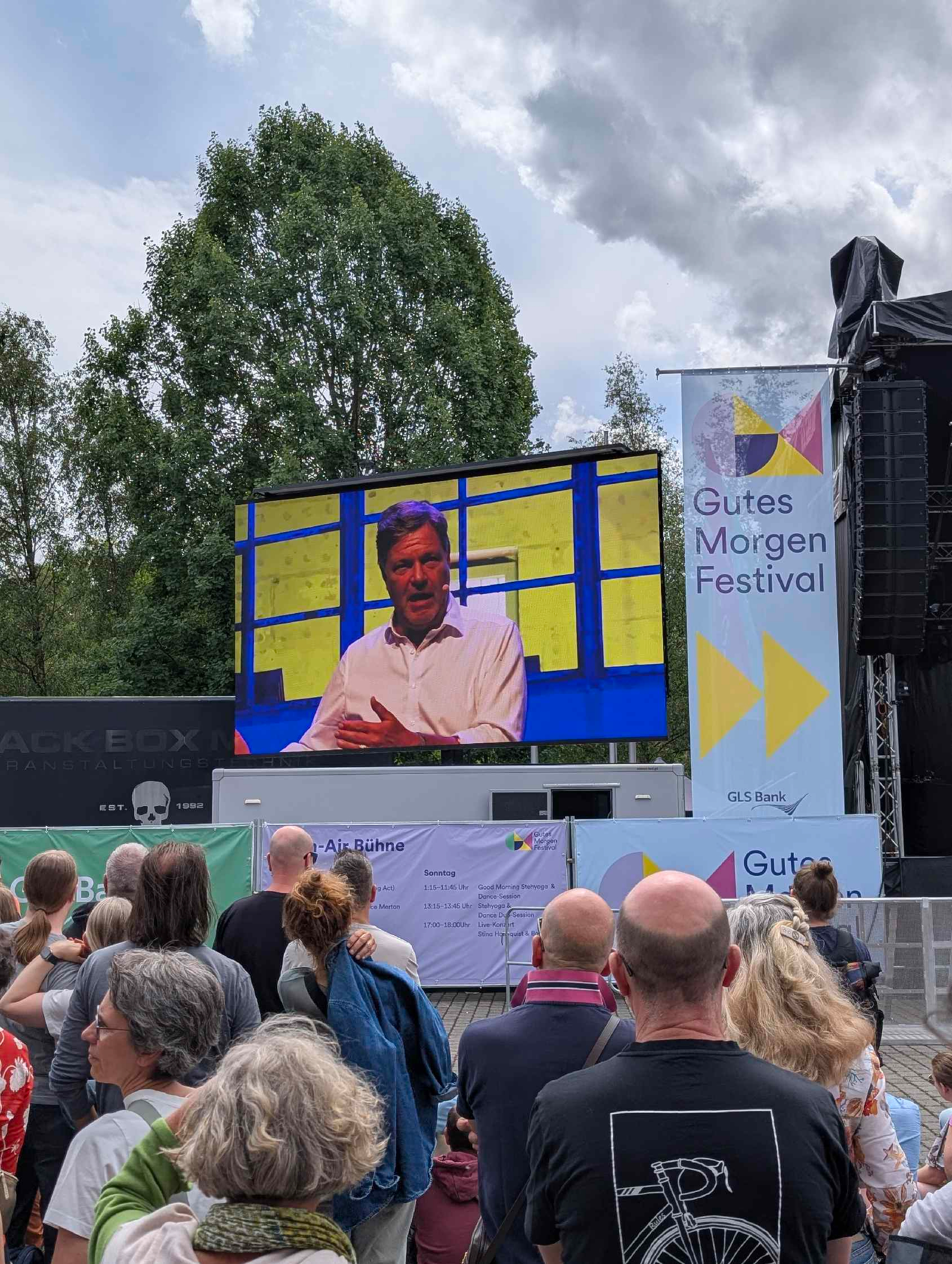 Robert Harbeck auf dem "Gutes Morgen Festival" in Bochum