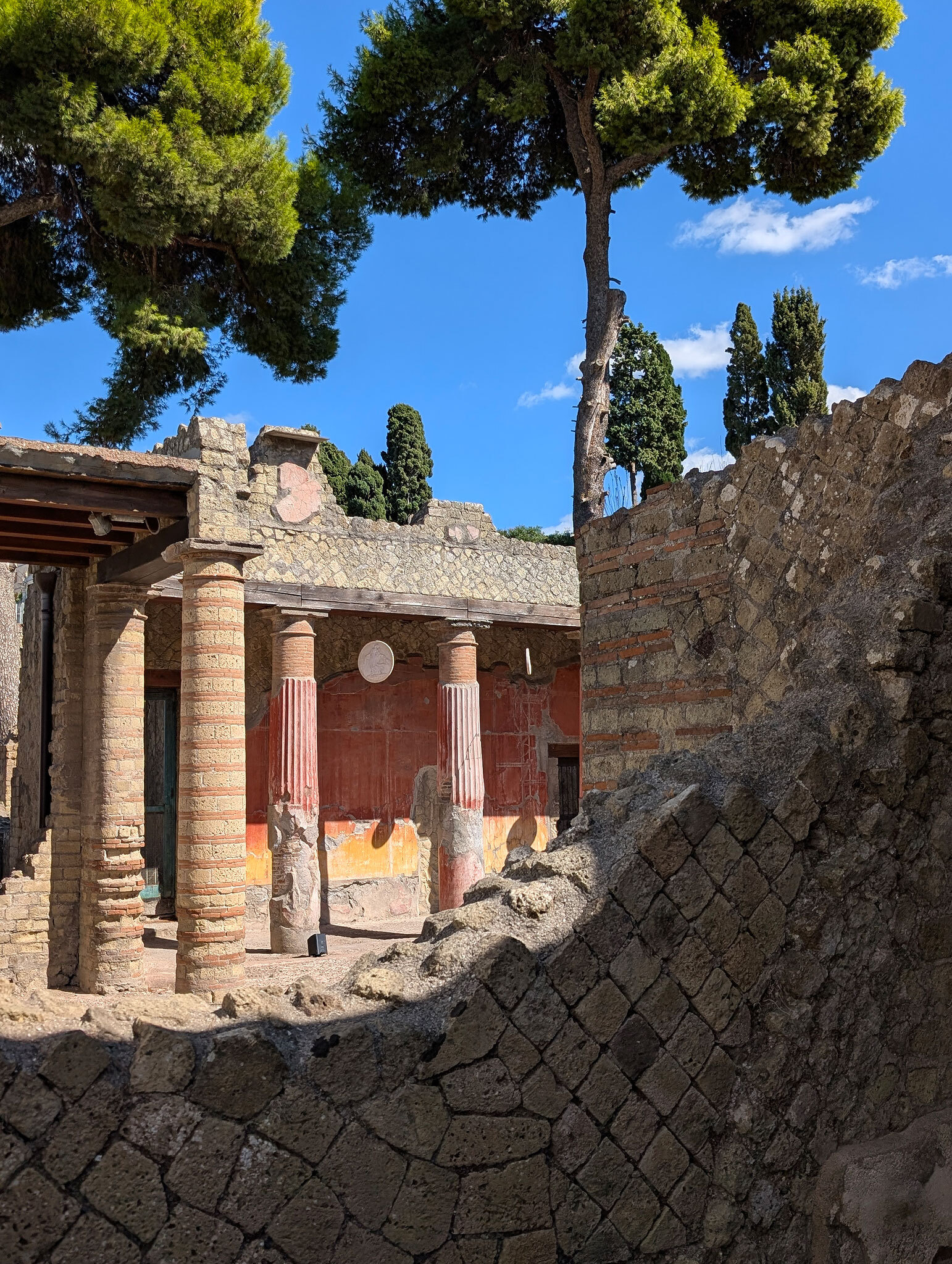 In den Straßen von Ercolano